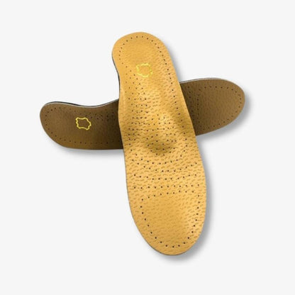LeatherGuard Orthopedic Leather Shoe Insole | Shock Absorption - Arch Support - Comfortable Insole - Foot Pain Relief - Moisture Wicking Bowlift
