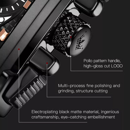 Olevs® Luminous Luxury Square Business Automatic Mechanical Watch | Bowlift