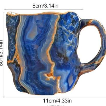 BowLift | Handmade Coffee Mugs made of Mineral Crystal, Insulated, Microwave Safe, 350-450 ml