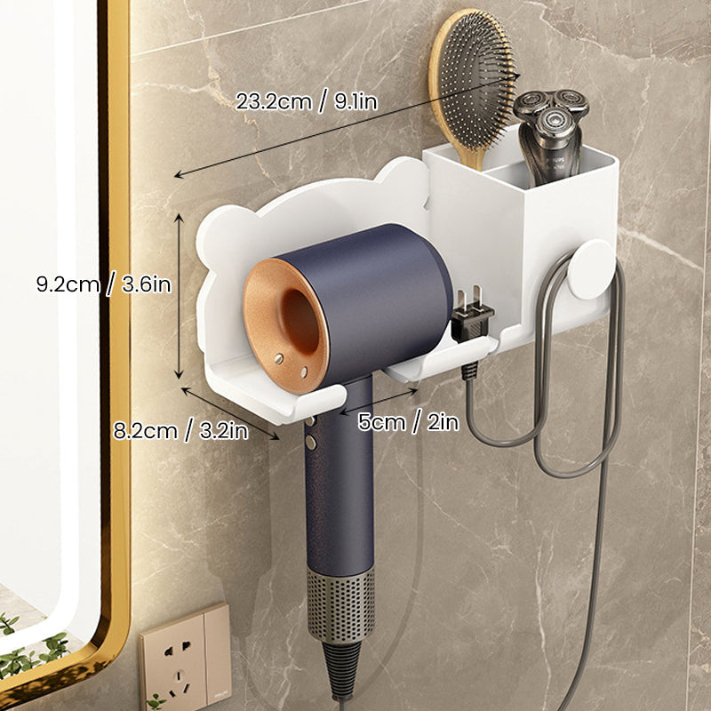 Bathroom Hair Dryer Holder | Bowlift