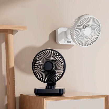 Portable Rechargeable USB Desk Fan with 4 Speeds | Skanto