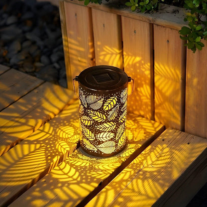 SolarArt Lantern - Luxury Metal Art Decoration Solar Outdoor Lantern | Brehn