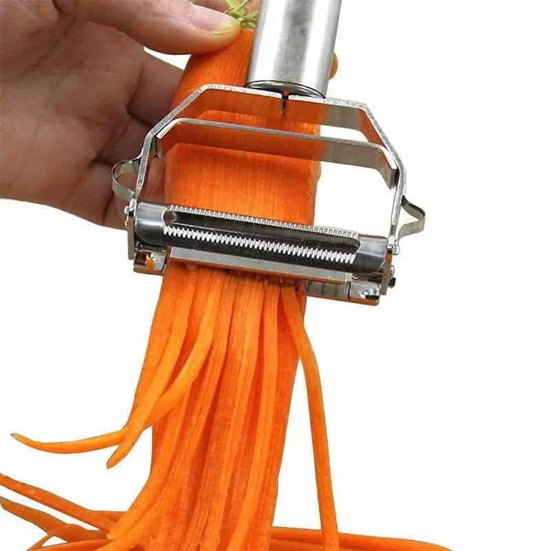 Skanto Skanto | Ultra-sharp Stainless Steel Multi-functional Vegetable Slicer & Julienne Cutter Potato Carrot Grater