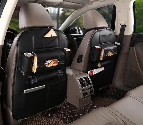 BowLift | Leather Car Seat Back Organizer