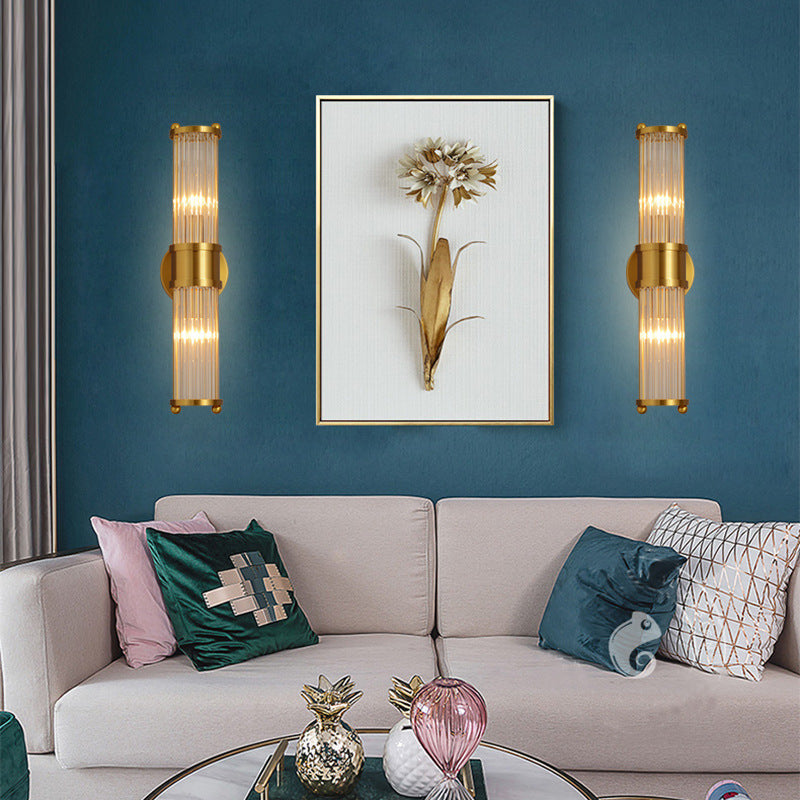 Elegant Modern Crystal Wall Sconce Lamp