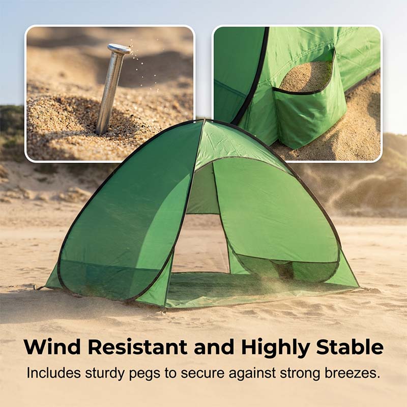 SunSail Breeze Pop-Up Beach Tent 98% UV Protection | Bowlift