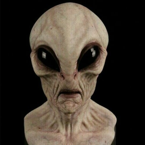 Skanto | Realistic Alien Mask – Latex and Silicone Halloween Mask for Cosplay and Parties
