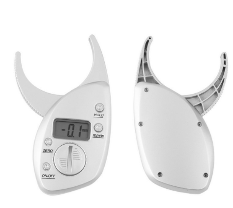 BowLift | Digital body fat meter, skinfold meter, LCD display, analyzer, measuring tape, slimming scale, weight loss, non-slip handle