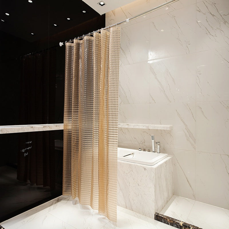 Textured Water-Repellent Shower Curtain