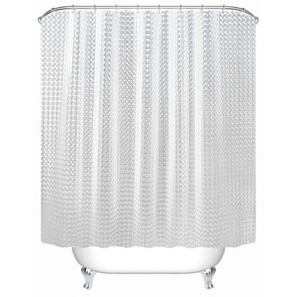 Textured Water-Repellent Shower Curtain