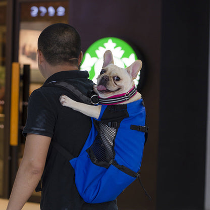 Dog Carrier Backpack with Safety Strap and Storage Pockets for 1–25 kg Dogs