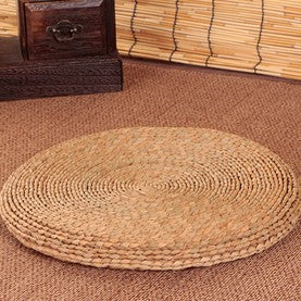 Handcrafted Braided Seat Cushion Acalora