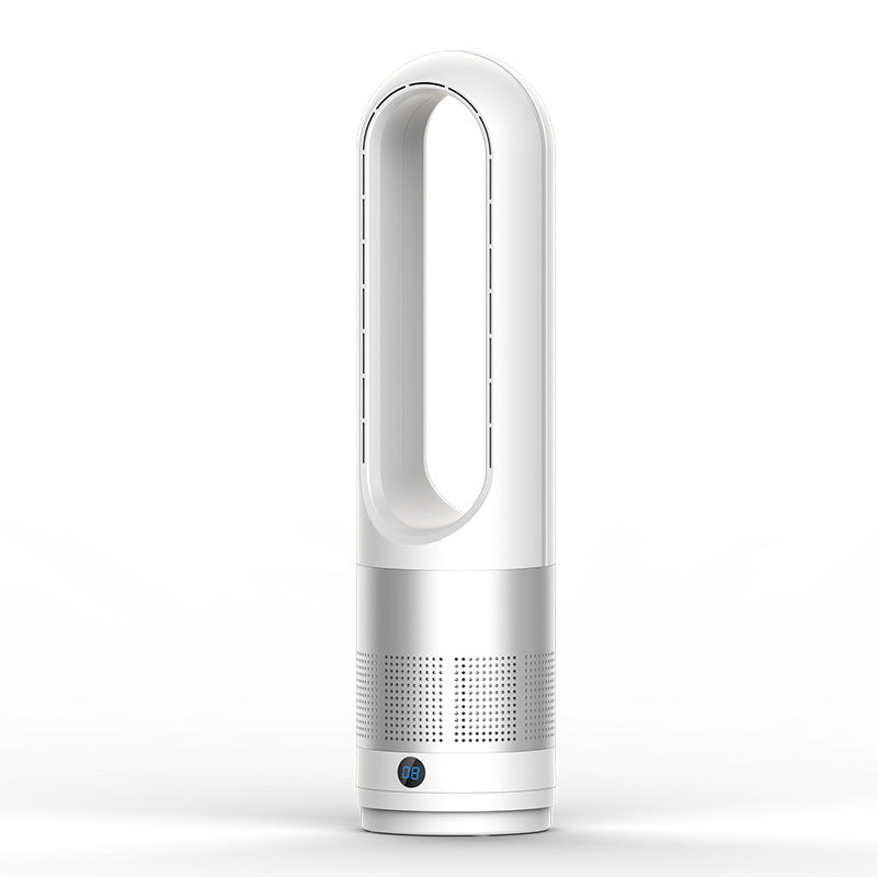 Cooling bladeless tower fan and HEPA air purifier with quiet DC motor Bowlift