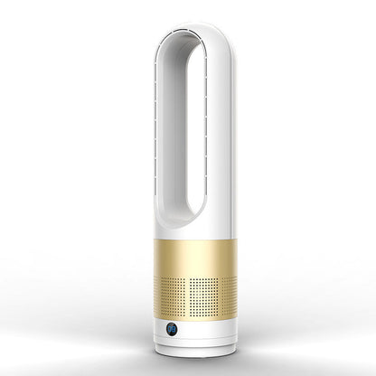Cooling bladeless tower fan and HEPA air purifier with quiet DC motor Bowlift