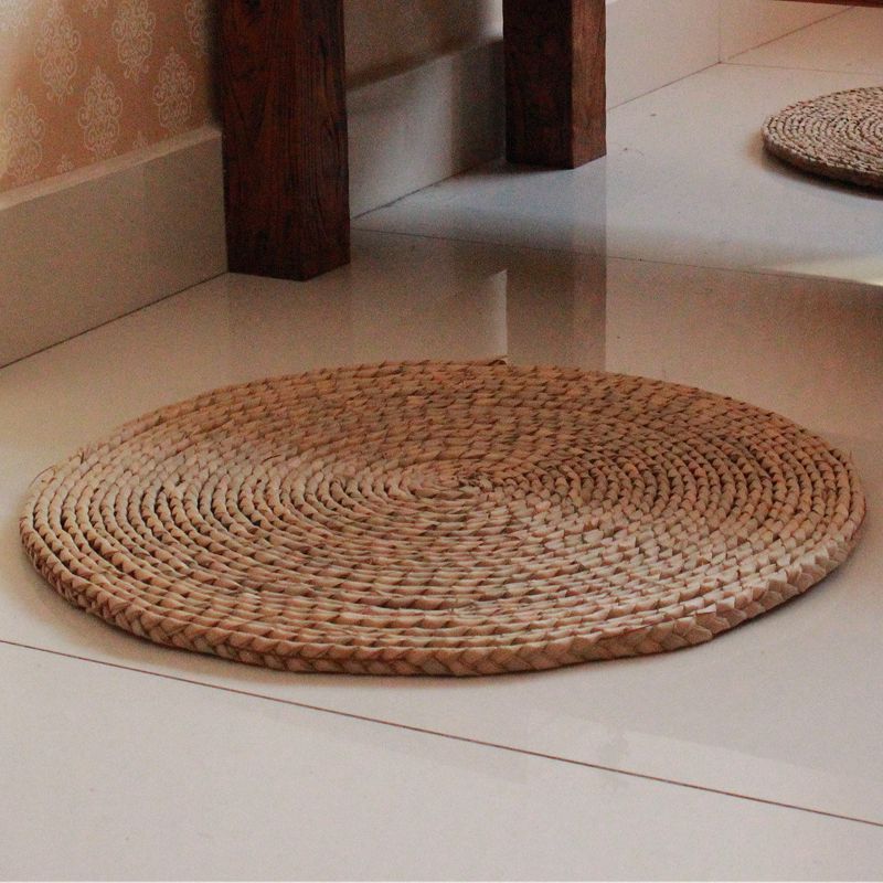 Handcrafted Braided Seat Cushion Acalora