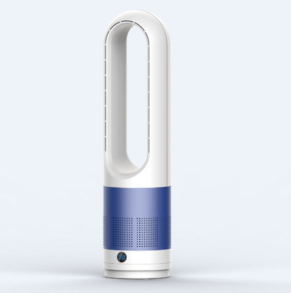 Cooling bladeless tower fan and HEPA air purifier with quiet DC motor Bowlift