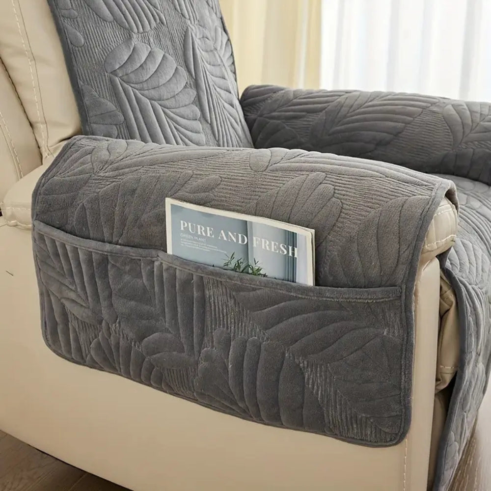 BowLift | Verdant Leaf Pattern Recliner Cover
