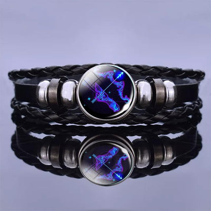 Bracelet with 12 zodiac signs