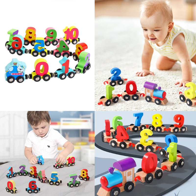 Skanto | Wooden Digital Train Toy