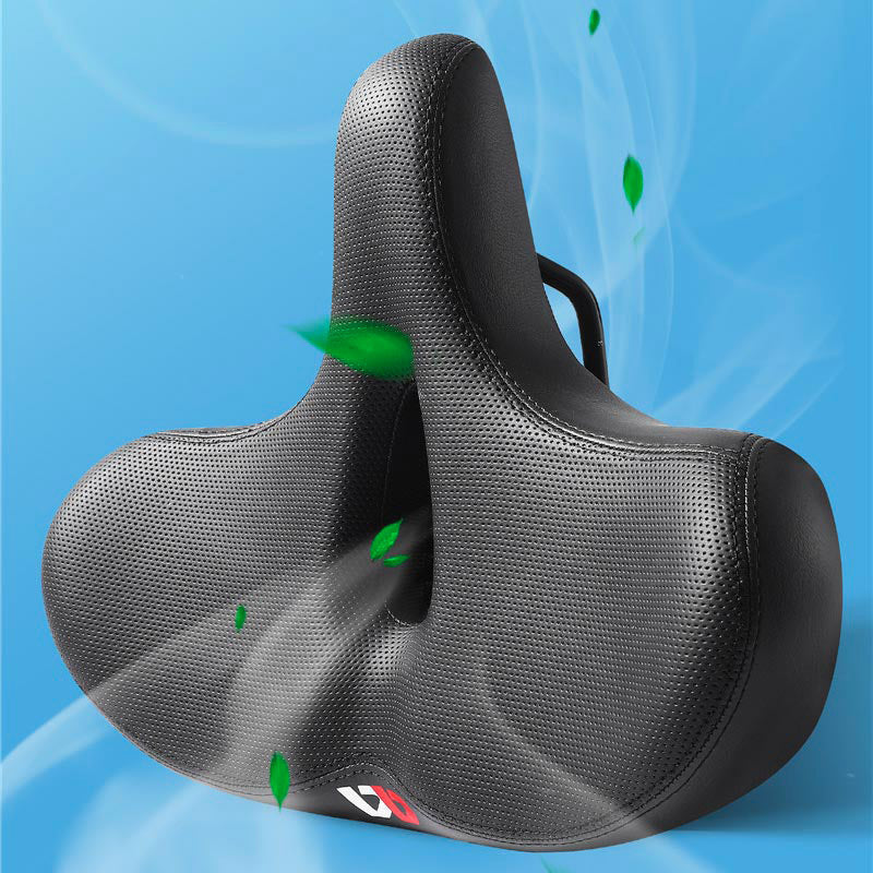 BowLift | RideEase - Extra Wide & Breathable Comfortable Bike Saddle, Ergonomic Bicycle Seat
