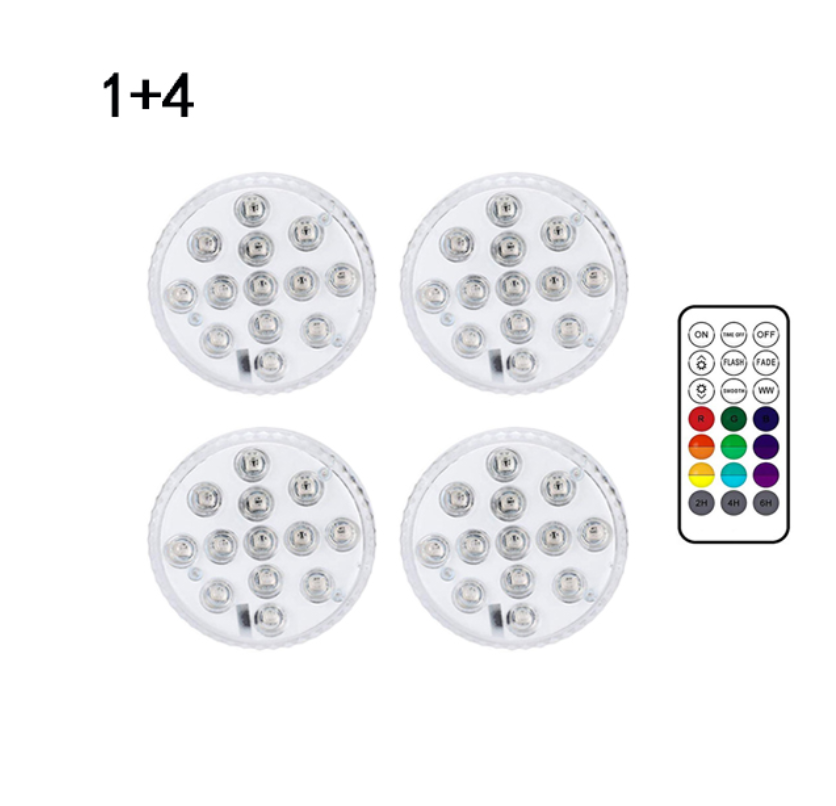 Skanto | Underwater LED Light with Remote Control – RGB Multicolor Pool Lighting for Baths and Ponds