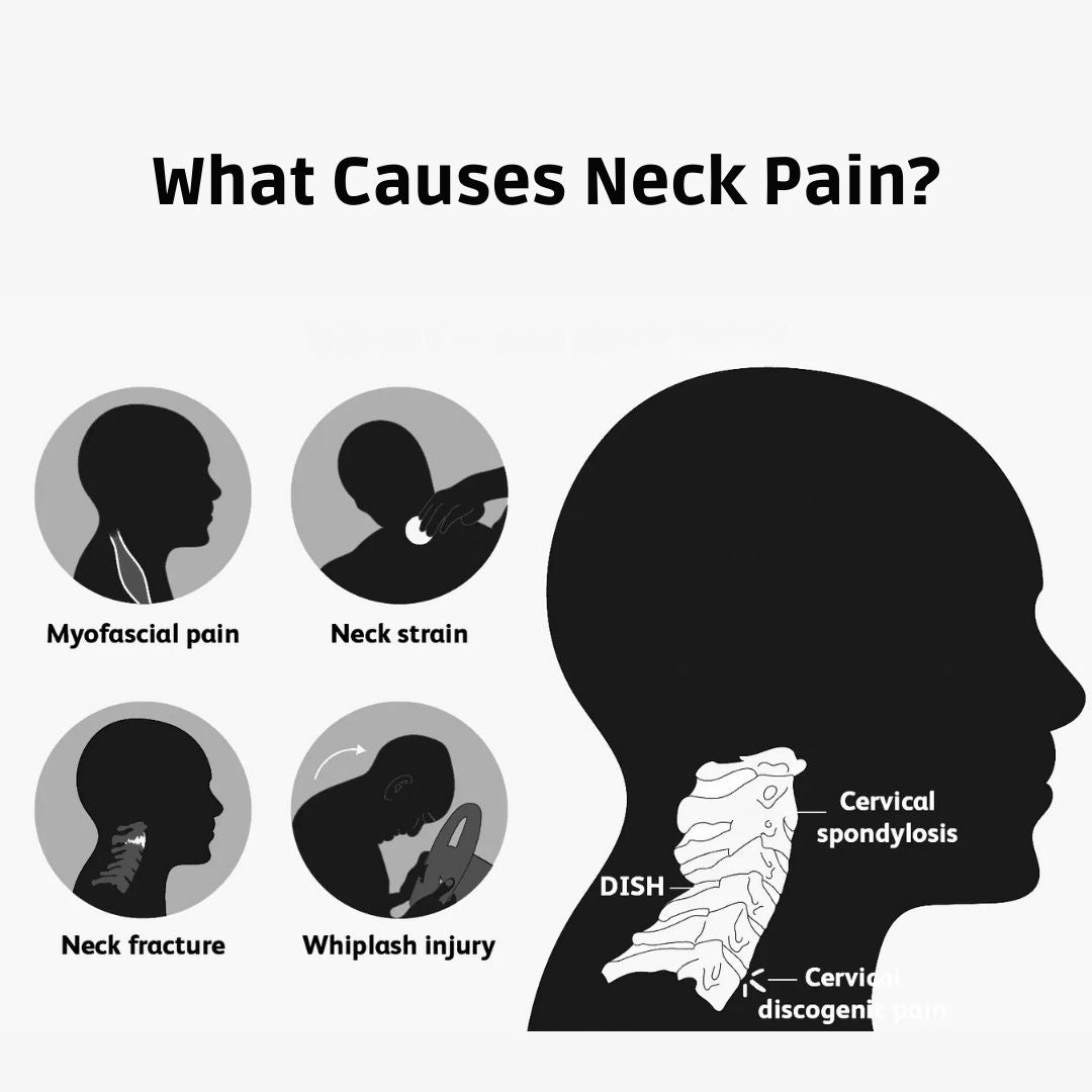 Skanto | Neck Stretcher for Pain Relief - Adjustable Cervical Traction Device Ideal for Neck Strain and Discomfort
