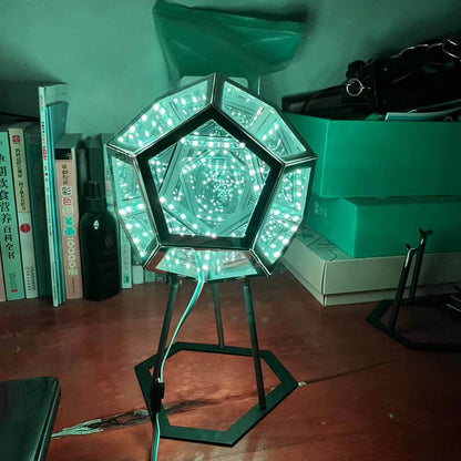 Skanto | Infinity Dodecahedron LED Night Light Art Table Lamp