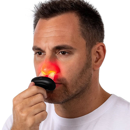 Nasorelief | Nasal Red Light Therapy Device – Fast Congestion Relief – Flexible Silicone Nasal Tubes – Pollen Allergy Sufferers Skanto