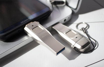 BowLift | USB3.0 Fingerprint Encryption USB Flash Disk with APP Management System, for Business / Personal Data Security