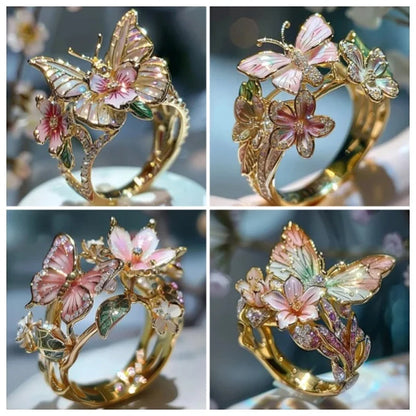 Butterfly flower ring | Bowlift