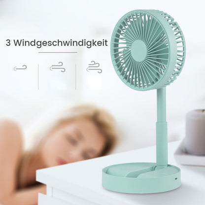 BowLift | Height-adjustable, rechargeable telescopic stand fan