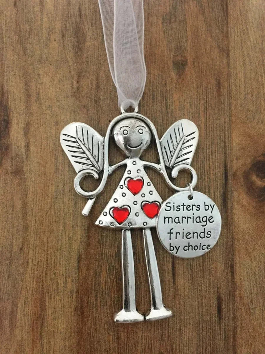 Skanto | Angel Ornament in Metal – Sentimental Christmas Gift for Friend or Family
