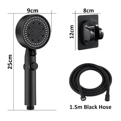 FlowControl Showerhead with 5 settings and push button | Kalsten