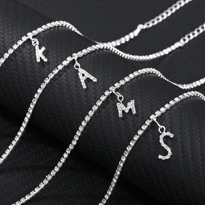 BowLift | Rhinestone Letter Anklet