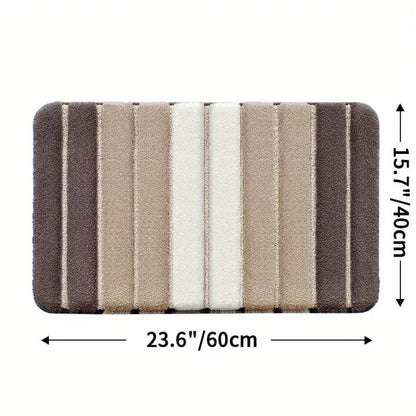 Skanto | Lumiere Striped Absorbent Bath Mat