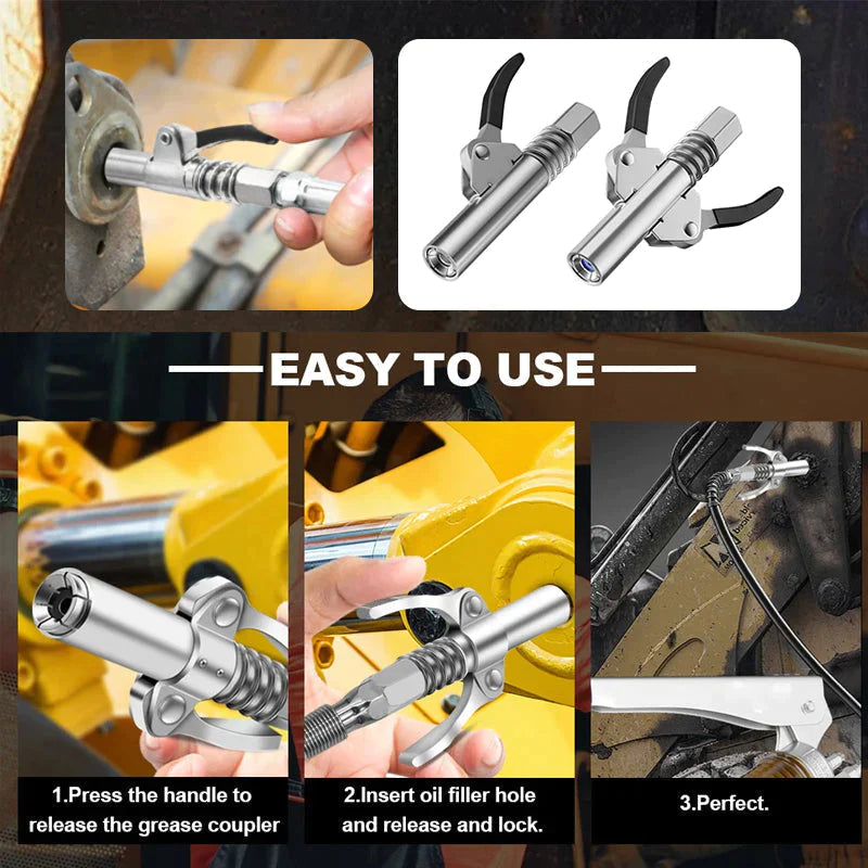 Strong Lock on Grease Couplers | Skanto
