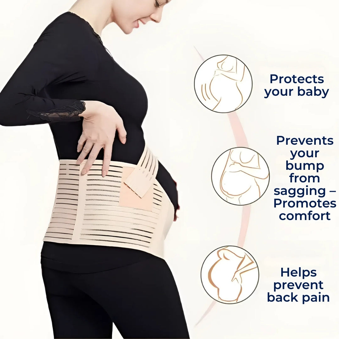Maternity Support Belt – Back and Pelvic Support – Posture Comfort – Stability and Recovery Skanto