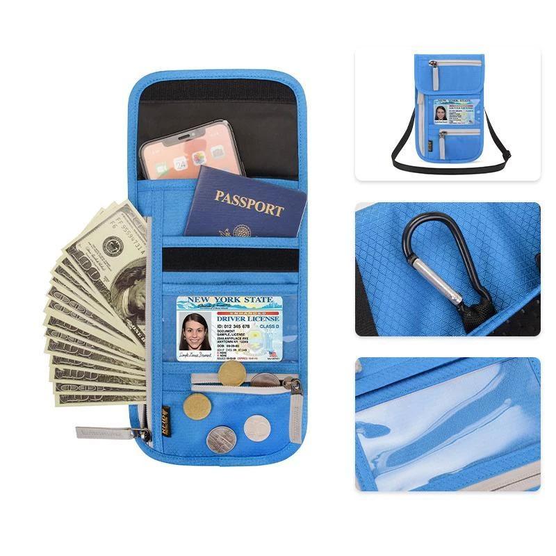 Travel wallet with RFID blocking