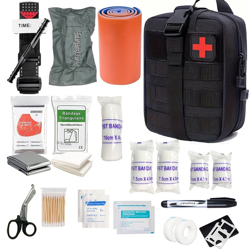 Skanto | TravelAid First Aid Kit – Compact First Aid Kit for Travel & Outdoors