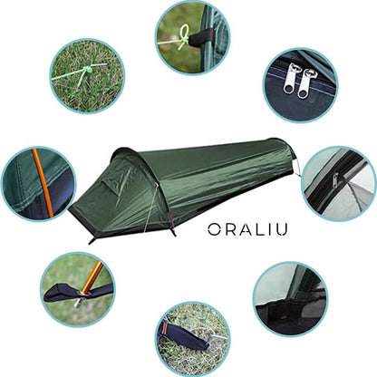 BowLift | 1-Person Lightweight Waterproof Camping Tent – Compact & Easy Setup