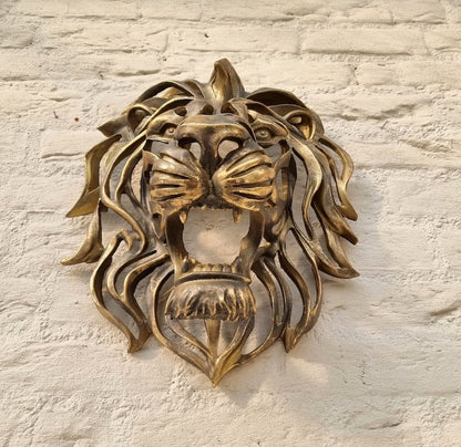 Skanto | Rare Find - Large Lion Head Wall Mounted Art Sculpture