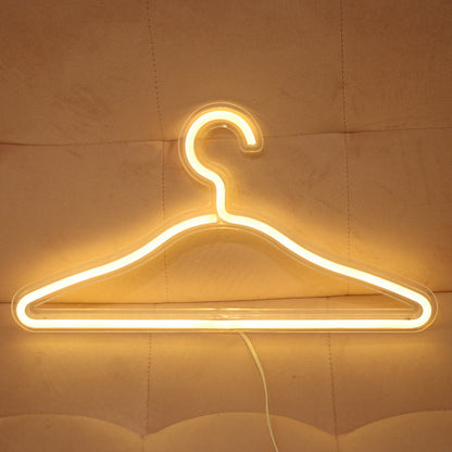 BowLift | LightHanger LED Clothes Hanger – Rechargeable Illuminated Hanger with Luxury Neon Light