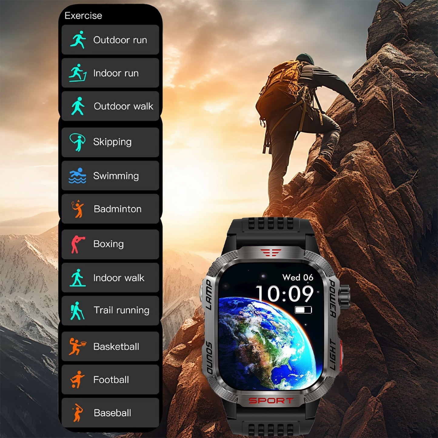 Skanto | Indestructible Smart Watch for Fitness Tracking