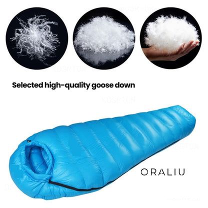 Skanto | Winter Sleeping Bag – Down Insulated, 400T Ripstop Nylon, -20°C Rated