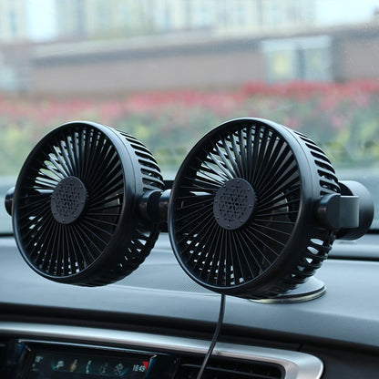 Dual-Head Suction Cup Car Cooling Fan Kalsten