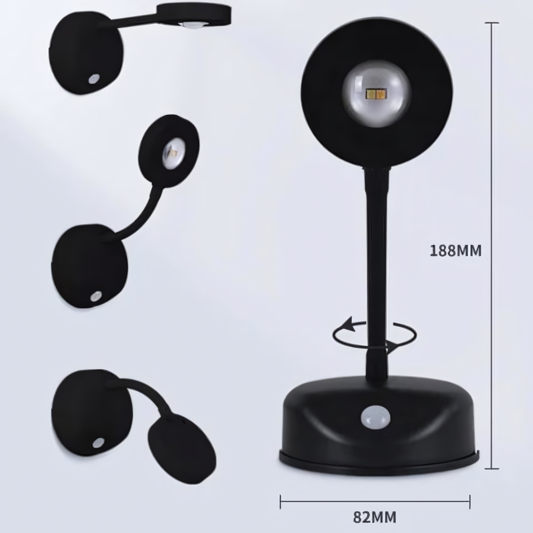 Skanto | Spark360 – Wireless LED Spotlight with Motion Sensor and 360° Adjustable Mount