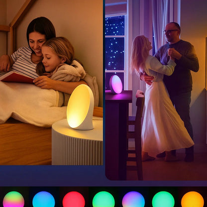 BowLift | Sunrise Alarm Clock | Natural Wake-Up Light with Ambient Lighting for Heavy Sleepers & Dark Mornings