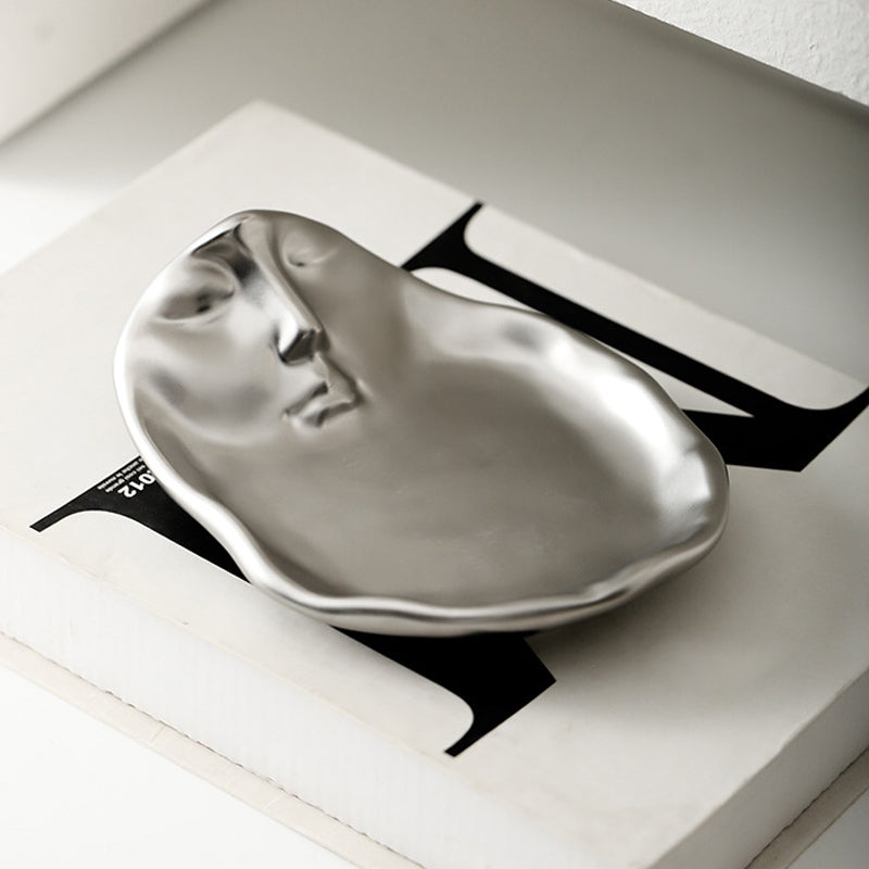 Metal Touching Face Creative Ceramic Kiss Coffee Cup, Artistic Vibe Mug & Saucer Set | Bowlift