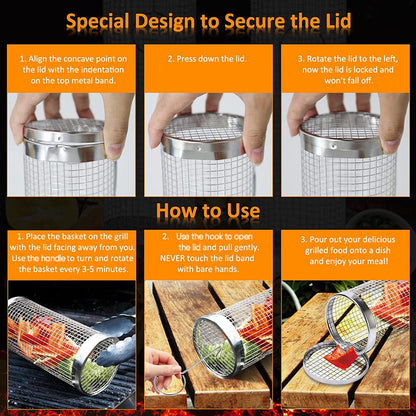 Skanto | Grill Basket Handle