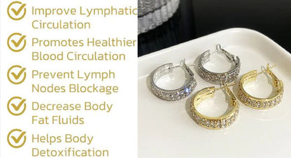 Skanto | Lymphatic Activity Hoop Earrings